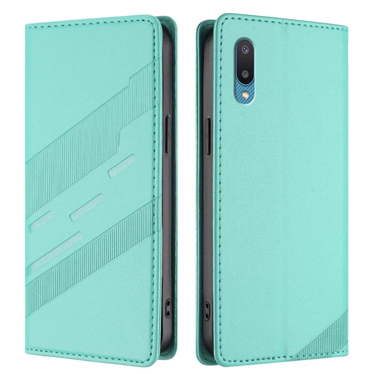 For Samsung Galaxy A02 / M02 Embossed Multi-functional Wallet Retro Leather Phone Case