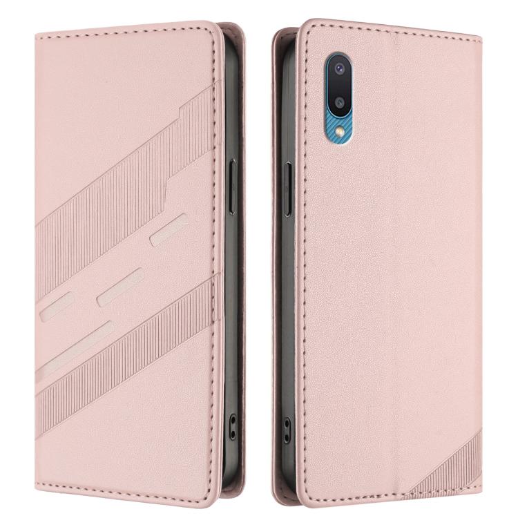 For Samsung Galaxy A02 / M02 Embossed Multi-functional Wallet Retro Leather Phone Case