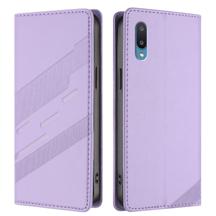 For Samsung Galaxy A02 / M02 Embossed Multi-functional Wallet Retro Leather Phone Case