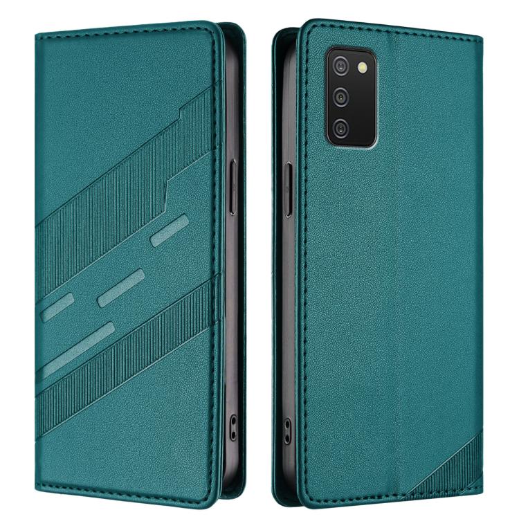 For Samsung Galaxy A02s 166mm Embossed Multi-functional Wallet Retro Leather Phone Case