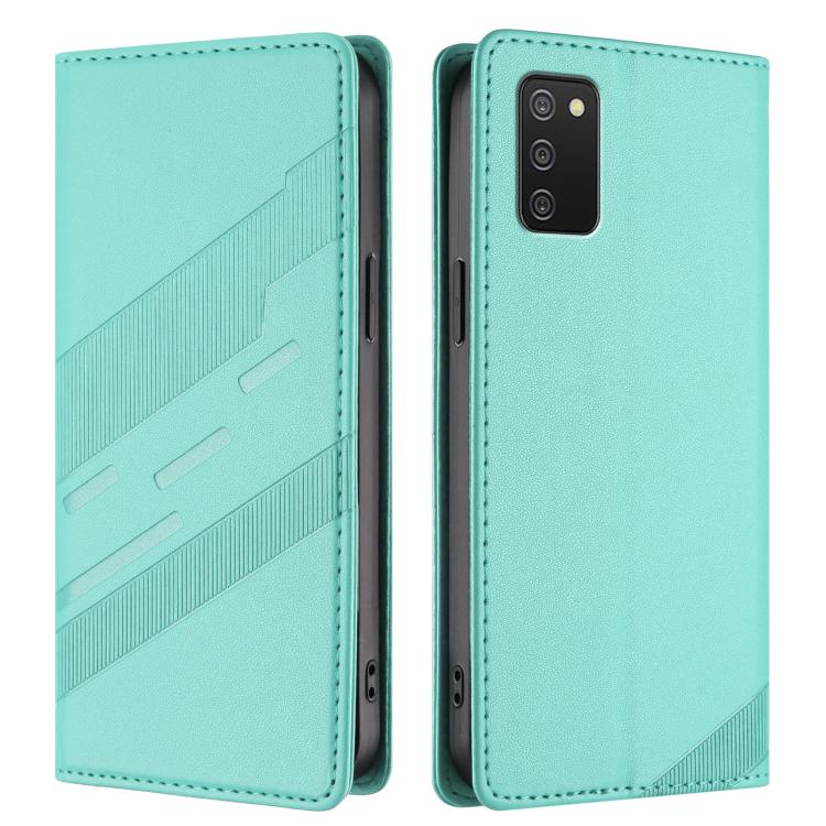 For Samsung Galaxy A02s 166mm Embossed Multi-functional Wallet Retro Leather Phone Case
