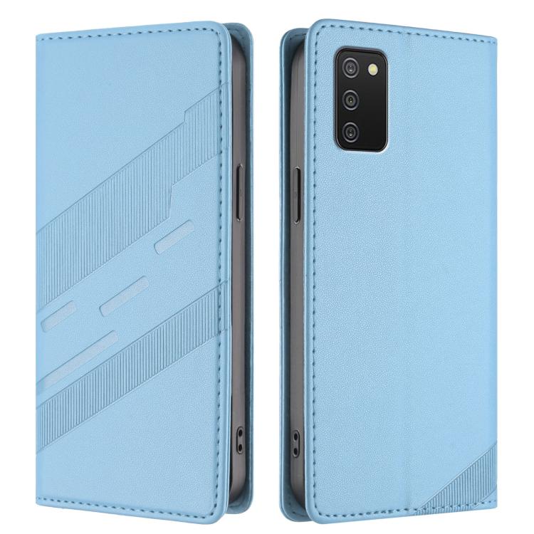 For Samsung Galaxy A02s 166mm Embossed Multi-functional Wallet Retro Leather Phone Case