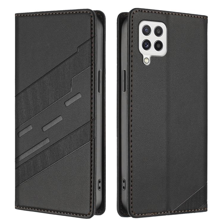 For Samsung Galaxy A22 4G Embossed Multi-functional Wallet Retro Leather Phone Case