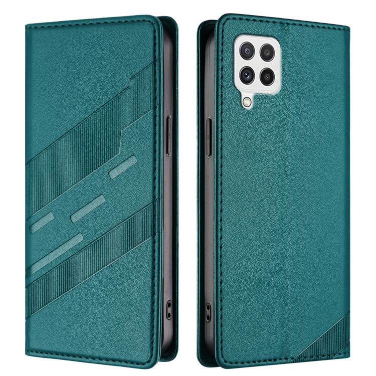 For Samsung Galaxy A22 4G Embossed Multi-functional Wallet Retro Leather Phone Case