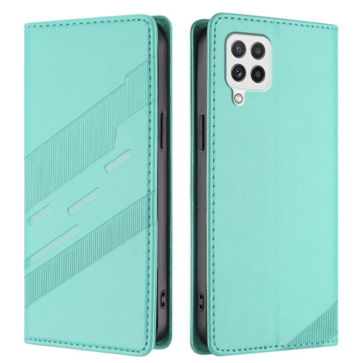 For Samsung Galaxy A22 4G Embossed Multi-functional Wallet Retro Leather Phone Case