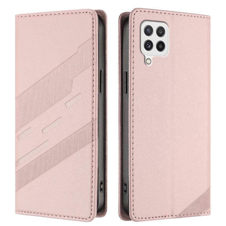 For Samsung Galaxy A22 4G Embossed Multi-functional Wallet Retro Leather Phone Case