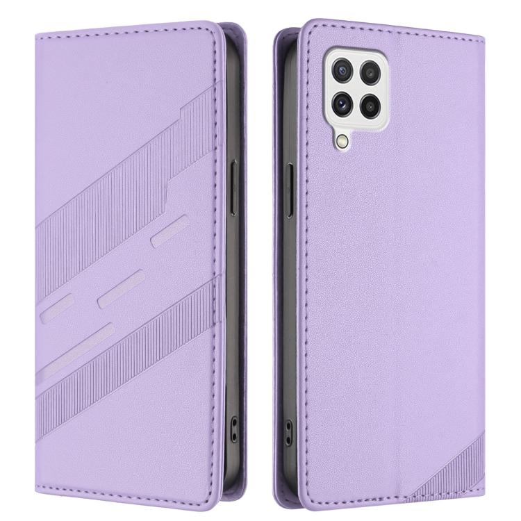 For Samsung Galaxy A22 4G Embossed Multi-functional Wallet Retro Leather Phone Case