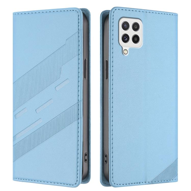 For Samsung Galaxy A22 4G Embossed Multi-functional Wallet Retro Leather Phone Case