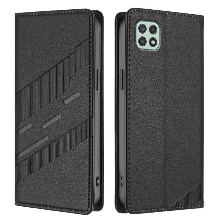 For Samsung Galaxy A22 5G / F42 5G Embossed Multi-functional Wallet Retro Leather Phone Case