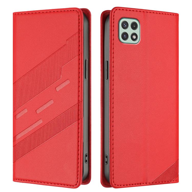 For Samsung Galaxy A22 5G / F42 5G Embossed Multi-functional Wallet Retro Leather Phone Case