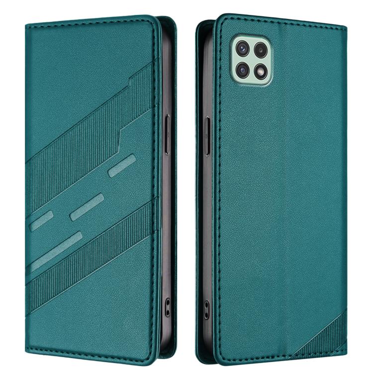 For Samsung Galaxy A22 5G / F42 5G Embossed Multi-functional Wallet Retro Leather Phone Case