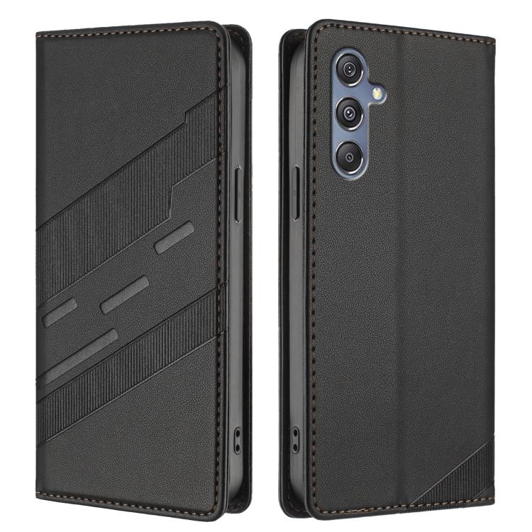For Samsung Galaxy M34 5G Embossed Multi-functional Wallet Retro Leather Phone Case