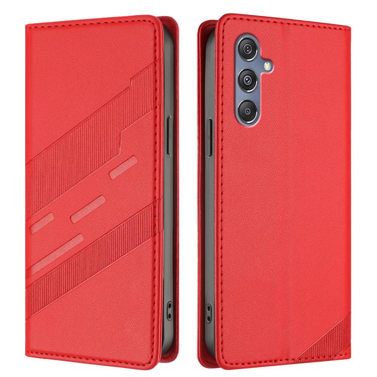 For Samsung Galaxy M34 5G Embossed Multi-functional Wallet Retro Leather Phone Case