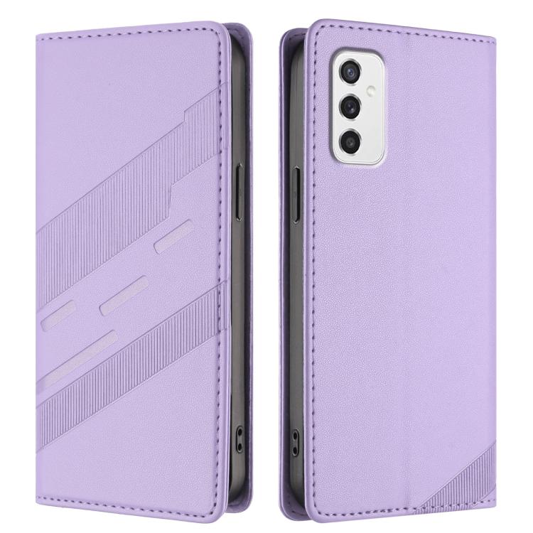 For Samsung Galaxy M52 5G Embossed Multi-functional Wallet Retro Leather Phone Case