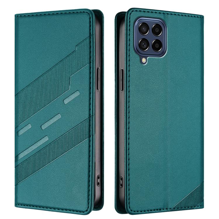 For Samsung Galaxy M53 5G Embossed Multi-functional Wallet Retro Leather Phone Case