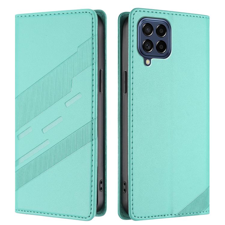 For Samsung Galaxy M53 5G Embossed Multi-functional Wallet Retro Leather Phone Case