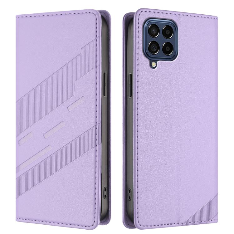 For Samsung Galaxy M53 5G Embossed Multi-functional Wallet Retro Leather Phone Case