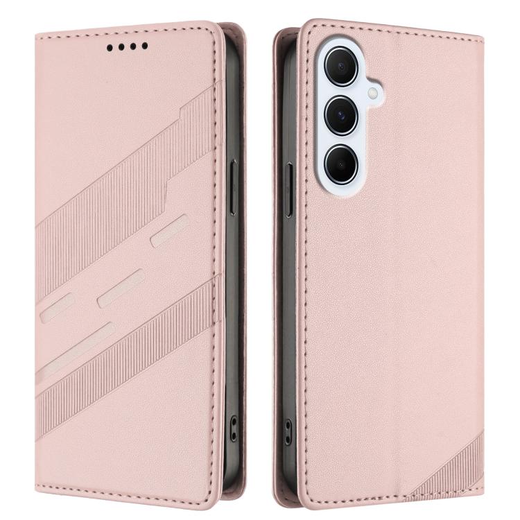 For Samsung Galaxy M56 5G Embossed Multi-functional Wallet Retro Leather Phone Case