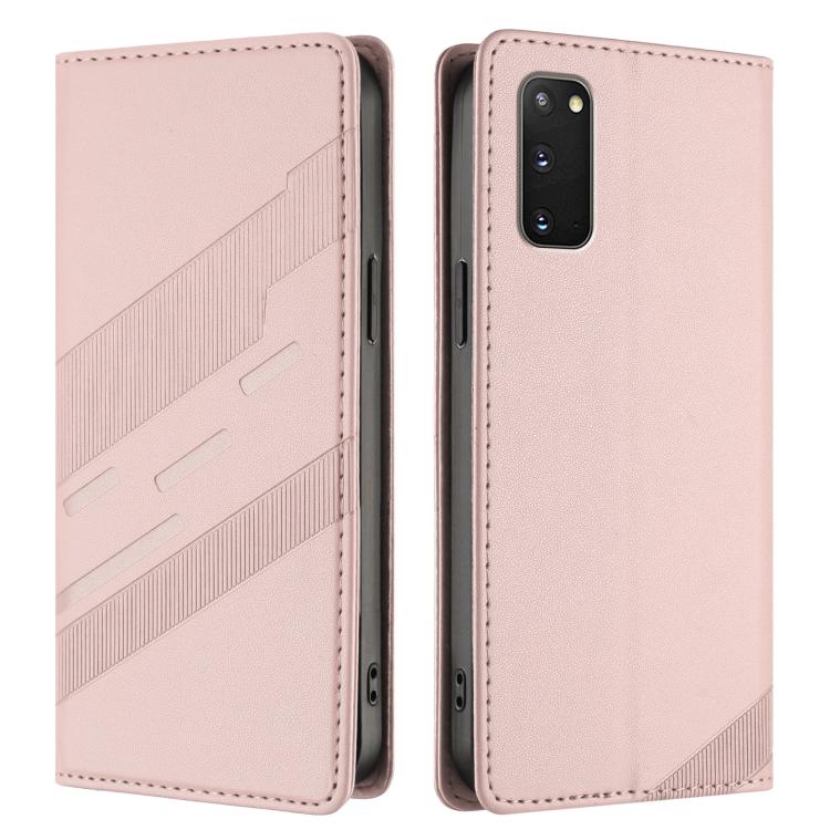 For Samsung Galaxy S20 Embossed Multi-functional Wallet Retro Leather Phone Case