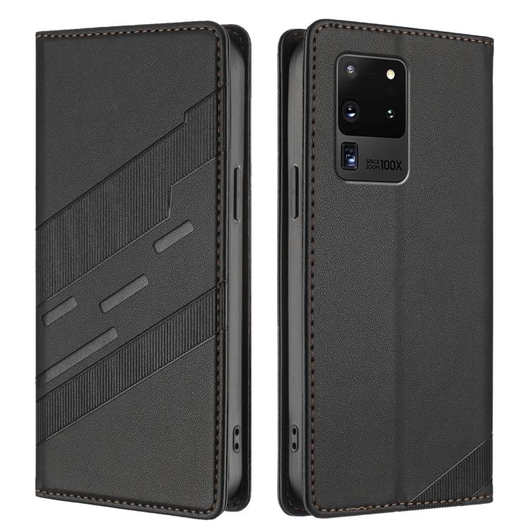 For Samsung Galaxy S20 Ultra Embossed Multi-functional Wallet Retro Leather Phone Case