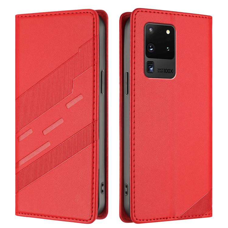 For Samsung Galaxy S20 Ultra Embossed Multi-functional Wallet Retro Leather Phone Case