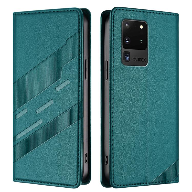 For Samsung Galaxy S20 Ultra Embossed Multi-functional Wallet Retro Leather Phone Case