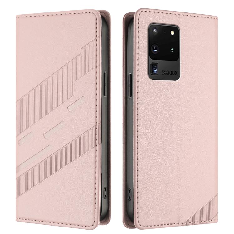 For Samsung Galaxy S20 Ultra Embossed Multi-functional Wallet Retro Leather Phone Case
