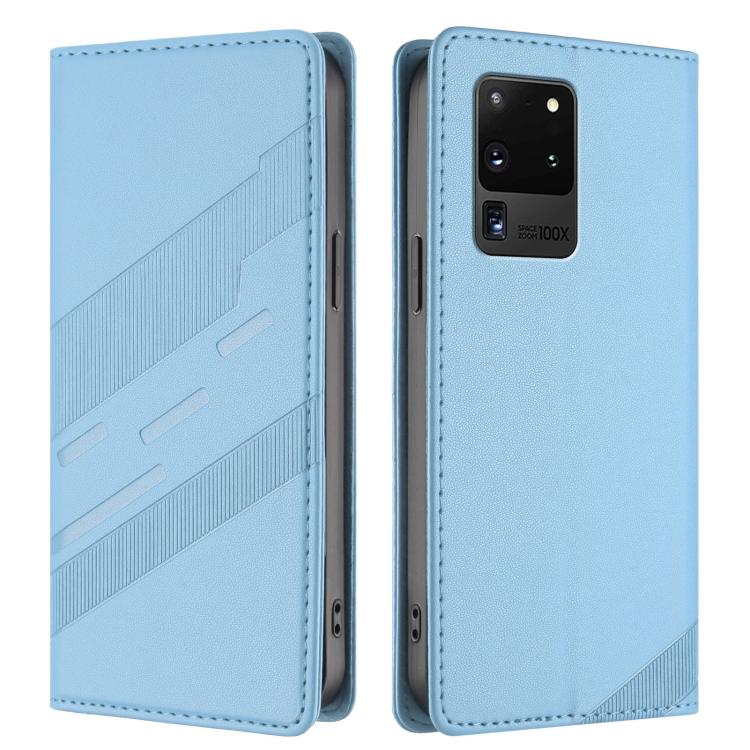 For Samsung Galaxy S20 Ultra Embossed Multi-functional Wallet Retro Leather Phone Case