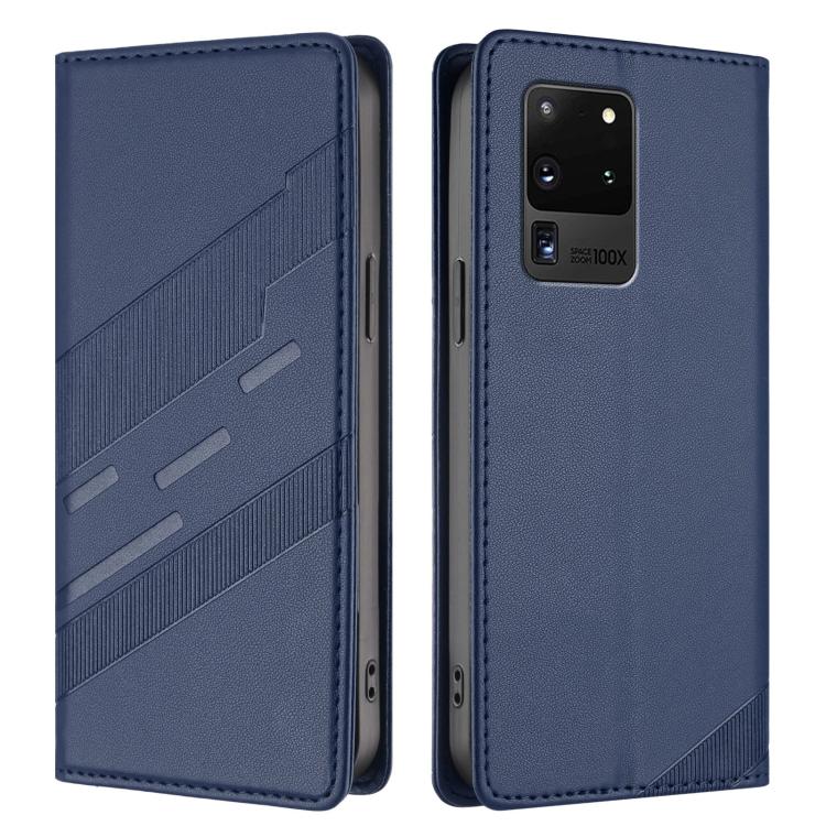 For Samsung Galaxy S20 Ultra Embossed Multi-functional Wallet Retro Leather Phone Case
