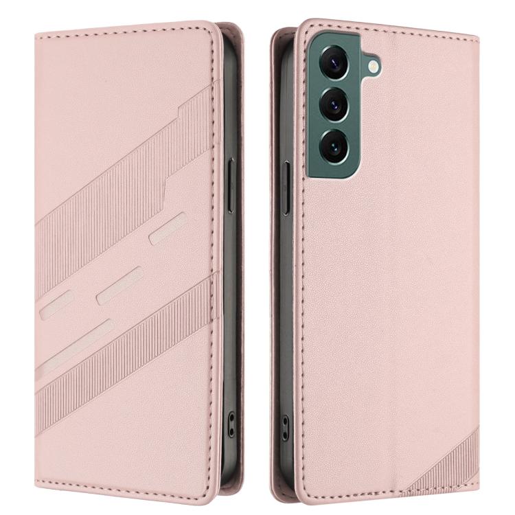 For Samsung Galaxy S22+ 5G Embossed Multi-functional Wallet Retro Leather Phone Case