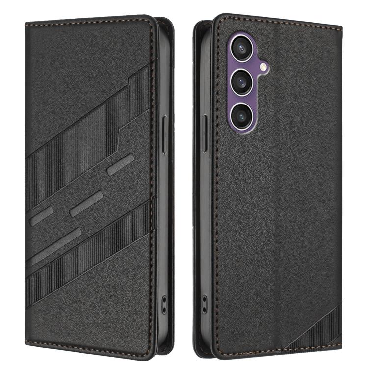 For Samsung Galaxy S23 FE 5G Embossed Multi-functional Wallet Retro Leather Phone Case