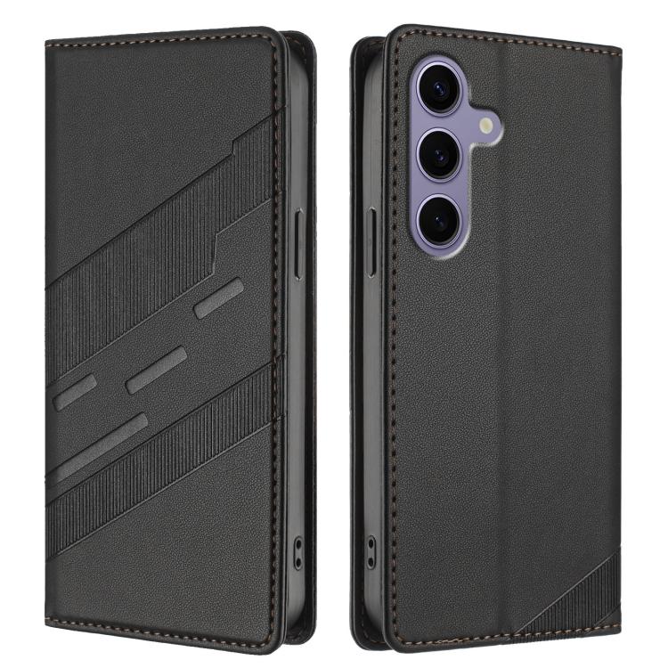 For Samsung Galaxy S25 5G Embossed Multi-functional Wallet Retro Leather Phone Case