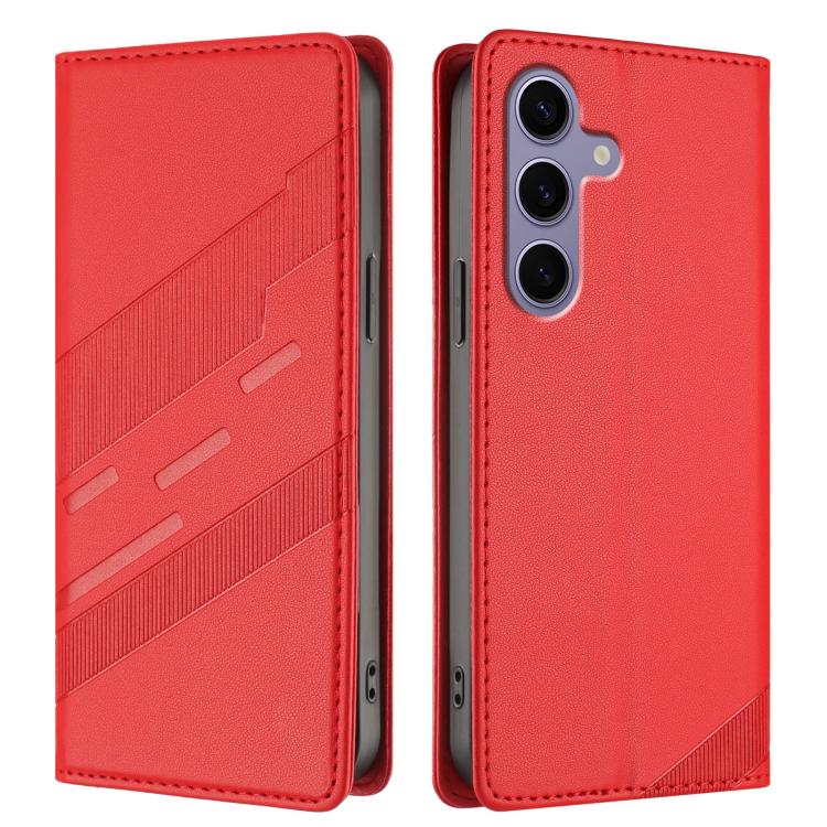 For Samsung Galaxy S25 5G Embossed Multi-functional Wallet Retro Leather Phone Case