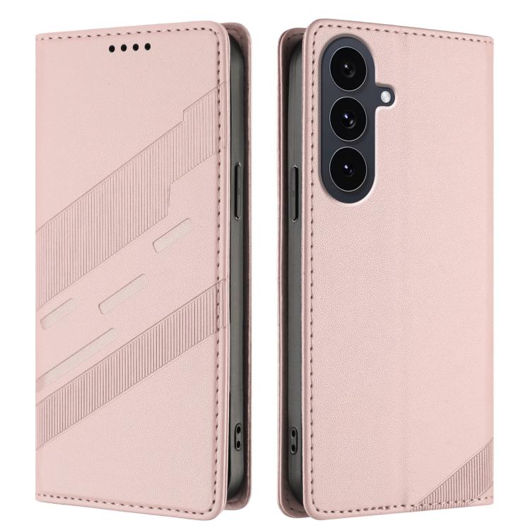 For Samsung Galaxy S25 FE 5G Embossed Multi-functional Wallet Retro Leather Phone Case
