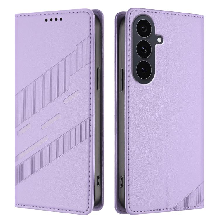 For Samsung Galaxy S25 FE 5G Embossed Multi-functional Wallet Retro Leather Phone Case