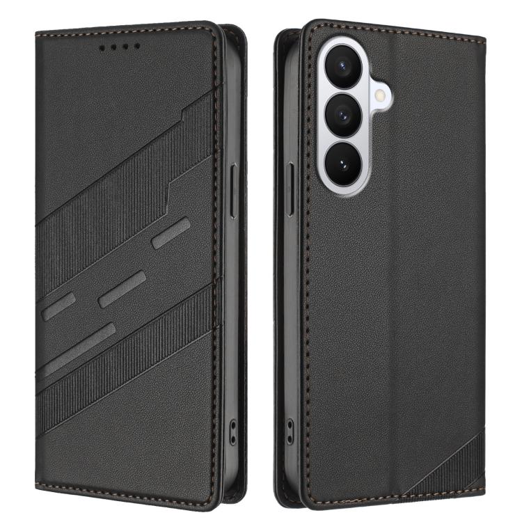 For Galaxy S26 5G Embossed Multi-functional Wallet Retro Leather Phone Case