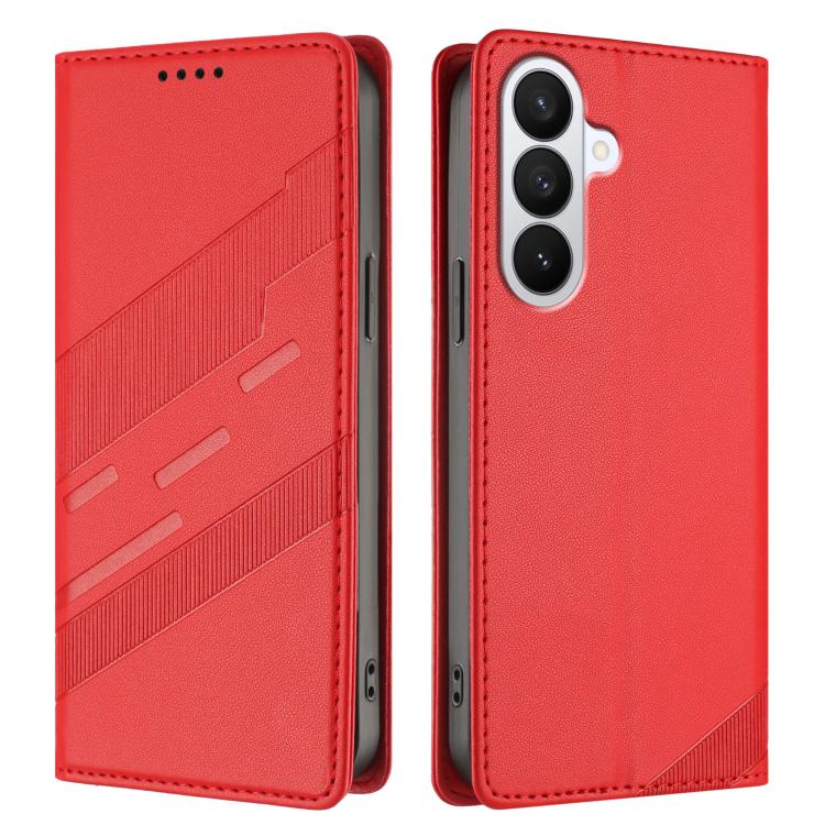 For Galaxy S26 5G Embossed Multi-functional Wallet Retro Leather Phone Case