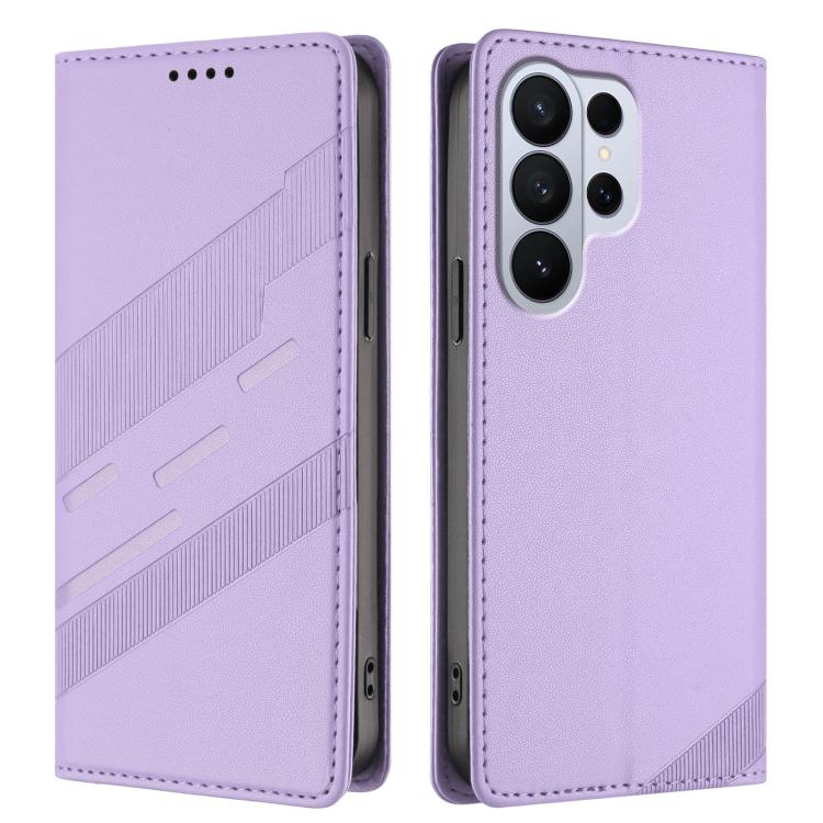 For Galaxy S26 Ultra 5G Embossed Multi-functional Wallet Retro Leather Phone Case