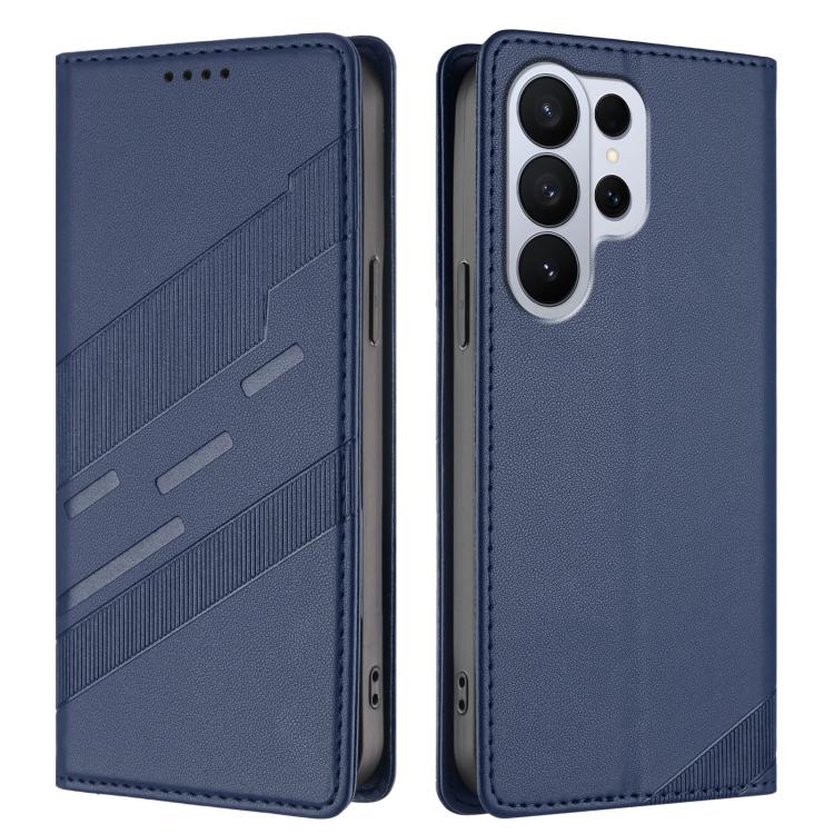 For Galaxy S26 Ultra 5G Embossed Multi-functional Wallet Retro Leather Phone Case