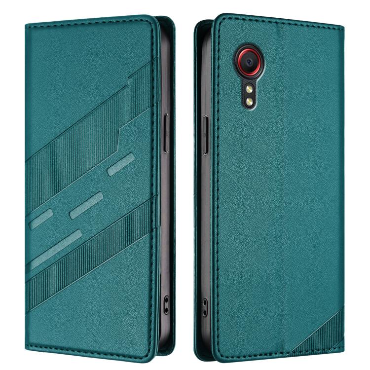 For Samsung Galaxy XCover 5 Embossed Multi-functional Wallet Retro Leather Phone Case