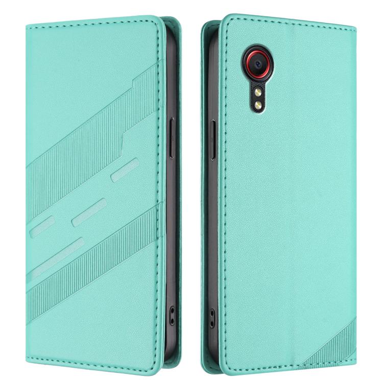For Samsung Galaxy XCover 5 Embossed Multi-functional Wallet Retro Leather Phone Case