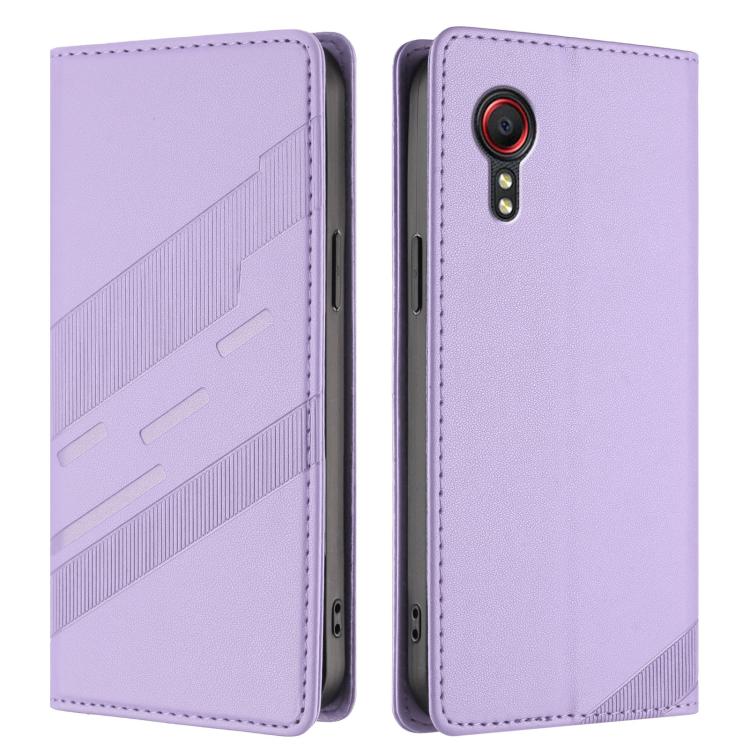 For Samsung Galaxy XCover 5 Embossed Multi-functional Wallet Retro Leather Phone Case