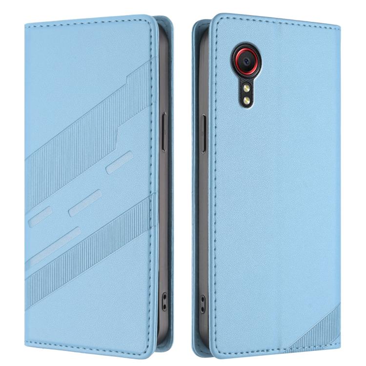 For Samsung Galaxy XCover 5 Embossed Multi-functional Wallet Retro Leather Phone Case