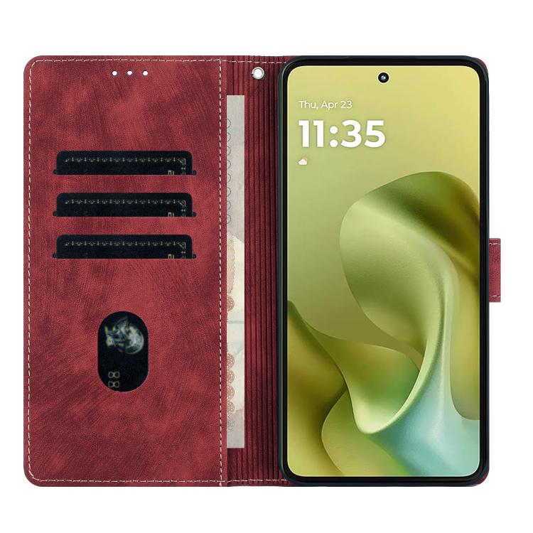 For Motorola Moto G86 5G Mandala Embossed Retro Frosted Leather Phone Case