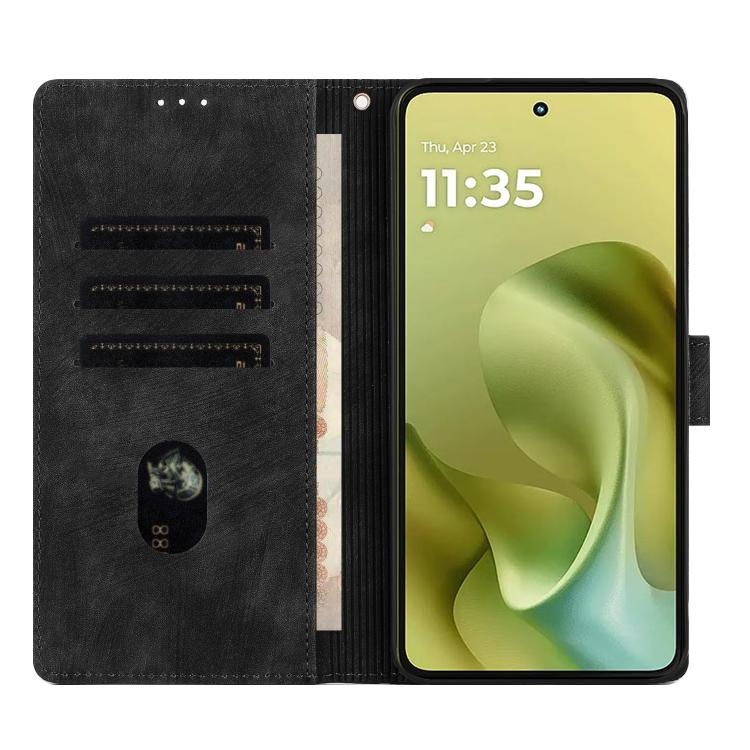 For Motorola Moto G86 5G Mandala Embossed Retro Frosted Leather Phone Case