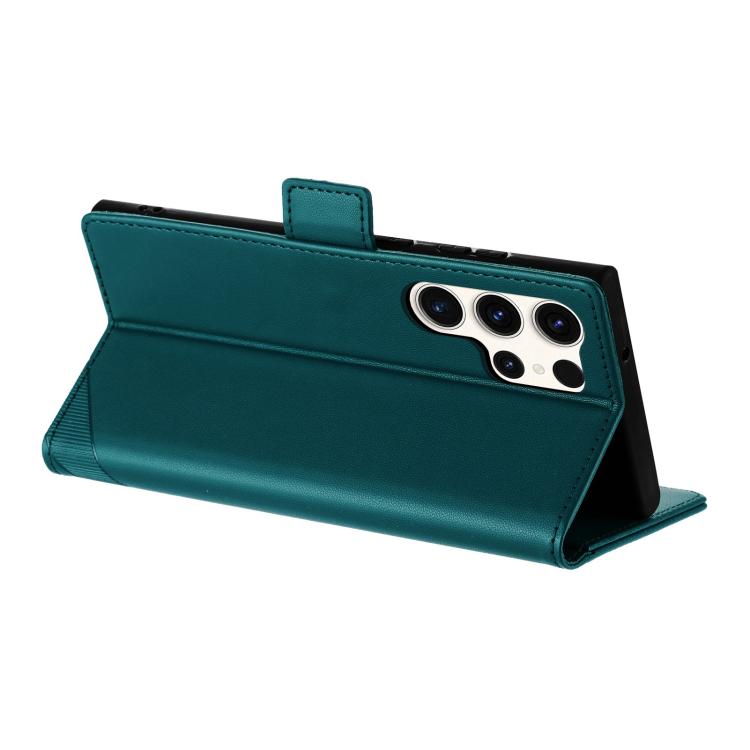 For Samsung Galaxy S23 Ultra 5G Embossed Multi-functional Side Suction Wallet Retro Leather Phone Case