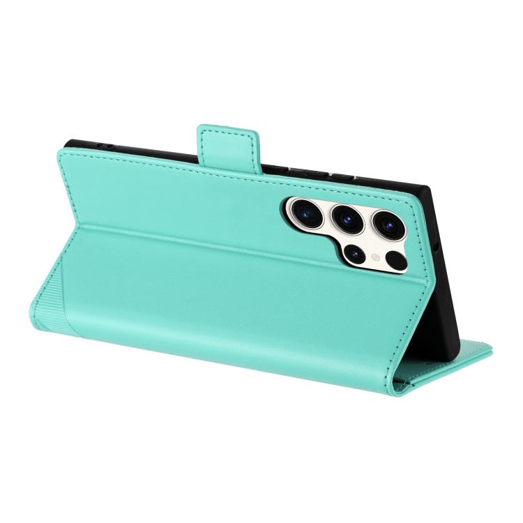 For Samsung Galaxy S23 Ultra 5G Embossed Multi-functional Side Suction Wallet Retro Leather Phone Case