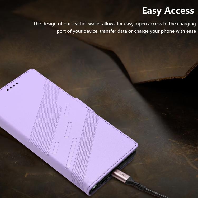 For Samsung Galaxy S24 Ultra 5G Embossed Multi-functional Side Suction Wallet Retro Leather Phone Case