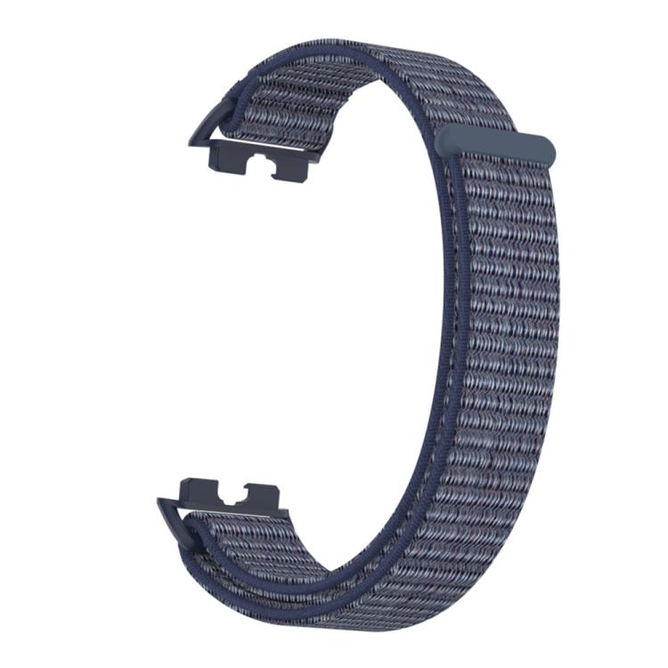 For Huawei Band 10 / 9 / 8 Plastic Connector Nylon Loop Hook and Loop Fastener Watch Band