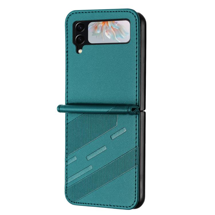 For Samsung Galaxy Z Flip3 5G Embossed Multi-functional Wallet Retro Leather Phone Case